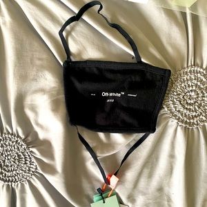 Off white face mask